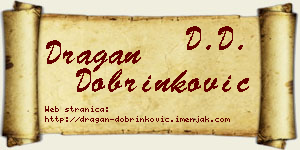 Dragan Dobrinković vizit kartica